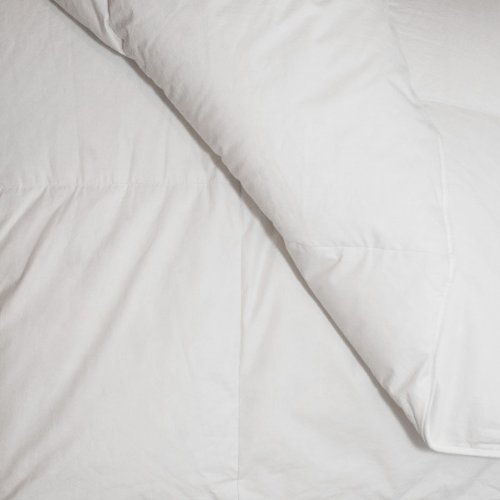 Baffle Box Comforter Grey Duck Down, Summer Full/Queen (88" x 94