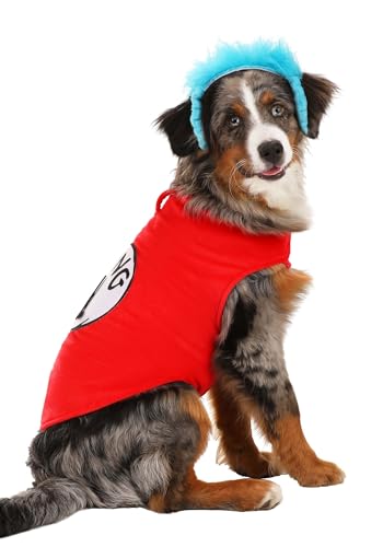 Disfraz para perro Thing 1 & 2 elope L