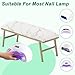 VOCOSTE 1 Set Arm Rest for Nails Tech, Non-Slip Nail Arm Rest, Manicure Hand Rest with Nail Table Mat, Hand Rest for Nails Tech, Nail Hand Rest, White Marble