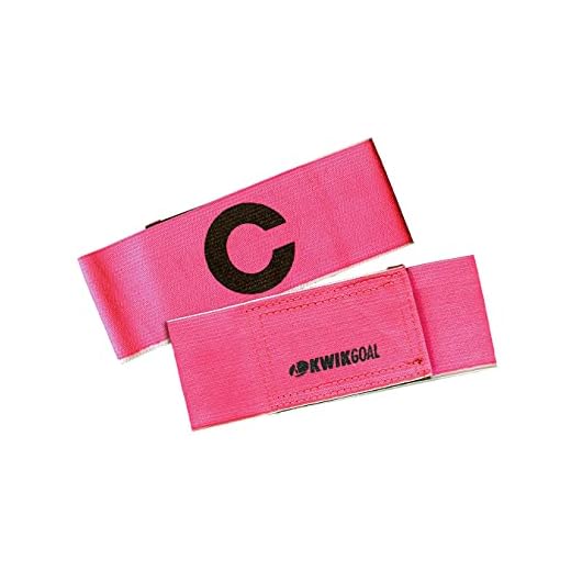 Kwik Goal Captain "C" Arm Band, Pink