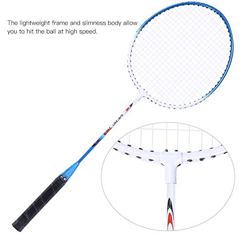 Battledore, raquete de badminton leve e portátil para iniciantes, praticando crianças adultas, crian