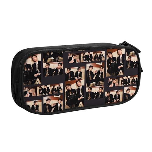 菊池風磨 (2) デザイン可 学生用ペンケース One Size/厚 5× 幅 10.5× 長 21cm 学校/オフィス/旅行 カスタマイズ可