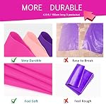 Exercise Resistance Bands Set 1.5m Therapy Tension Band Elastic Bands Stretch Bands for Training Workout Pilates Yoga