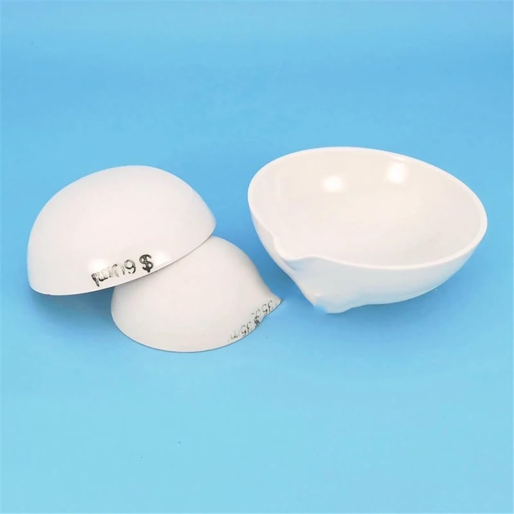 Cristalería de Laboratorio Recipiente de porcelana redondo de evaporación de laboratorio de 35 ml a 1000 ml(500ml 1pcs)