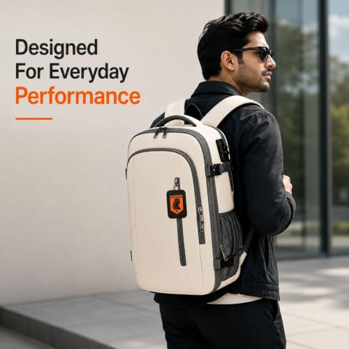 Image of KARRIER Vacuum Compression Backpack for Men & Women - 3-in-1 Travel Bag with Built-In Compression System, 17.3 inch Laptop Sleeve & Cabin-Friendly Design