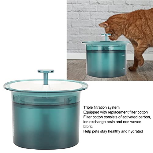 Fuente de agua para mascotas 2L con filtro silencioso miniatura 4