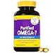 InnovixLabs Purified Omega 7. The Healthy Fat in Fish and Macadamia. 210 mg Omega-7 per Pill as Triglyceride-Form Palmitoleic Acid. 30 Capsules (1 Month Supply).