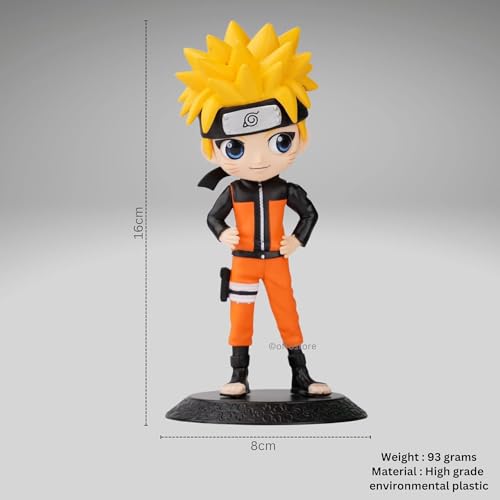 Image of Anime Cartoon Character Q Posket Action Figure | Limited Edition | Attractive Lightweight Durable Toy Figures for Home Decors Office Desk and Study Table - Naruto