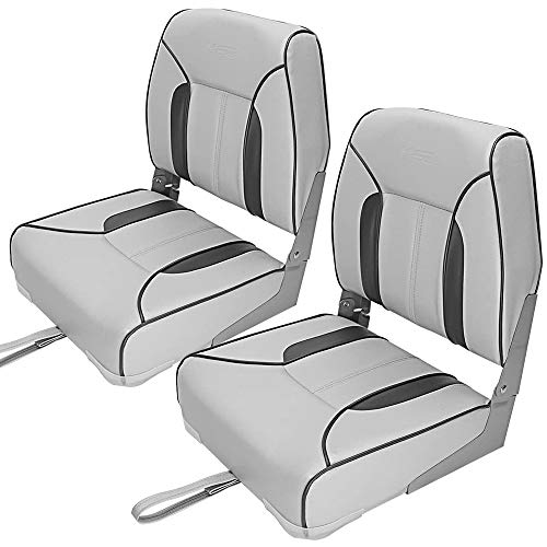 MSC Fishing Folding Boat Seats, One Pair Pack