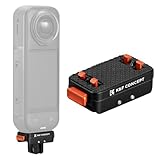 K&F CONCEPT Upgrade Magnetic Quick Release Mount Compatible with Insta360 X5, with 1/4 Screw Hole/Adapter Connection/Safety Lock, Aluminum Alloy Bracket Expansion Base Stand for Ace Pro 2, X4 Air