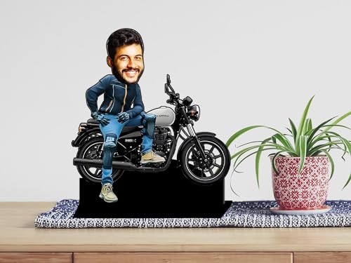 Image of Incredible Gifts Personalized 3D Bike Caricature Gift for Bike Lovers
