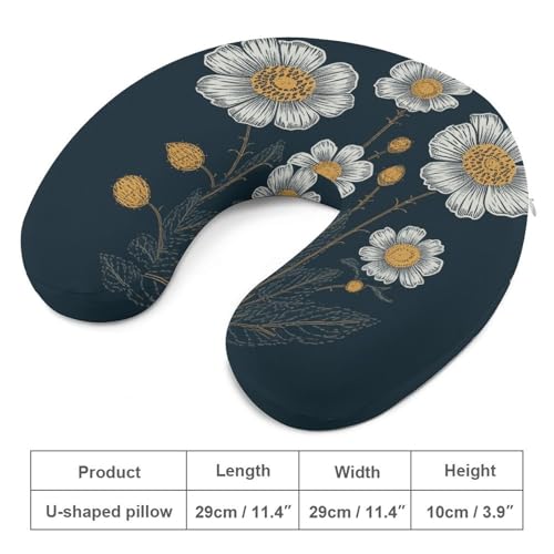Almohada U-Shaped Espuma Viscoelástica Tamaño Único miniatura 2