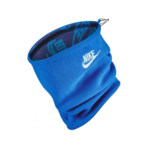 NIKE NNW13 carta Football NECKWARMER 2.0 Reversible NSW, Signal White/Signal Blue, One Size