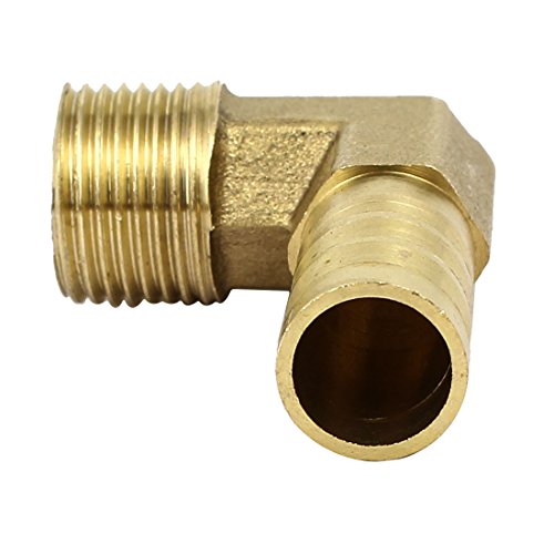 Aexit 3 / 8BSP gwint zewnętrzny 12mm średnica króćca do węża mosiężnego złączki złączki 8szt(3 / 8BSP Mâle Filetage 12mm Dia Tuyau En Laiton Barb Raccords Coupleurs Connecteurs 8pcs