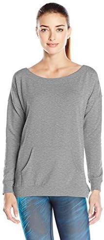 Nanette Lepore Play Womens Femme Sweatshirt, Grey Heather, L