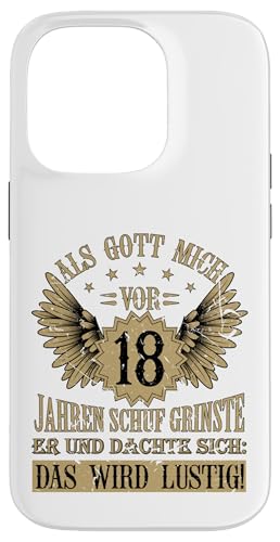 �ʔ���18�΂̒a�����uAls Gott mich vor 18 Jahren schuf�v�f�U�C���B �X�}�z�P�[�X iPhone 14 Pro �p