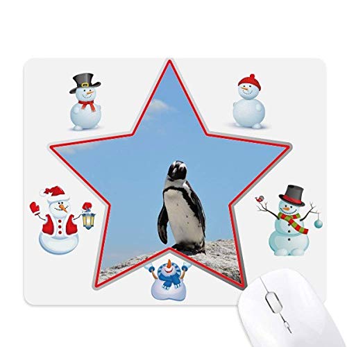 Tapis de souris pingouin océan science nature image bonhomme de neige Noël