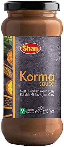 Shan Korma Sauce, Meat in Medium Yogurt Curry 350g