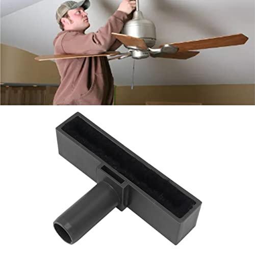 Image of Pssopp Ceiling Fan Blade Cleaner, Duster Ceiling Fan Attachment Washable Brush Fan Tool for Furniture Brush (Black)