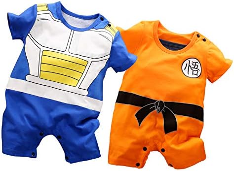 IURNXB 2-Pack Baby Rompers Boys Girls Cute Newborn Toddler Cotton Infant Onesie Cartoon Cosplay Baby Clothes