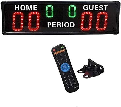 壁タイマー6桁LED電子スコアボードバスケットボールサッカーゲーム