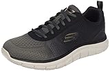 Skechers Herren 232399 Olbk Sneaker, Olivfarbener Stoff, schwarzer Rand, 48.5 EU