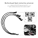 3 Way PWM Fan Splitter Cable, 2 Pcs 4 Pin PWM Fan Splitter, Fan Header Splitter, PC Fan Splitter 1 to 3 Converter, Case Fan Splitter, for Computer ATX Case 4-Pin/3-Pin Cooling Fan Cable, 11 inch