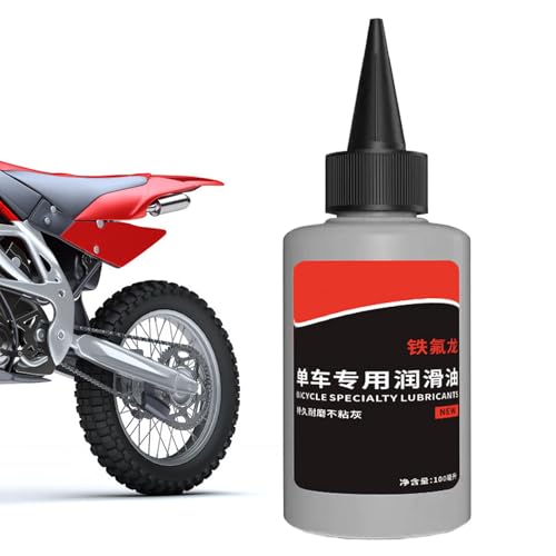 バイク潤滑剤、チェーンメンテナンスオイル、100mlの速乾性フォーミュラでスムーズなパフォーマンス、防錆性と耐摩耗性のデザイン、屋外での通勤やライディングに必須のサイクリングアクセサリー
