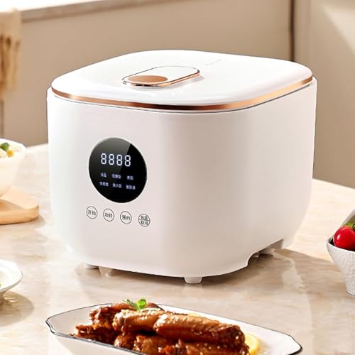 Home Essentials, Olla arrocera Inteligente de 3 litros, portátil, Antiadherente, 5 Modos de cocción, 24 Horas de conservación del Calor para arroz bla