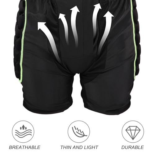 Shorts ciclismo downhill acolchados para hombre XXL verde miniatura 5