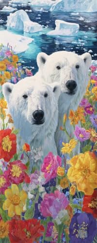 Diamond Painting Adulte Ours Polaire 70x140 cm Broderie Diamant