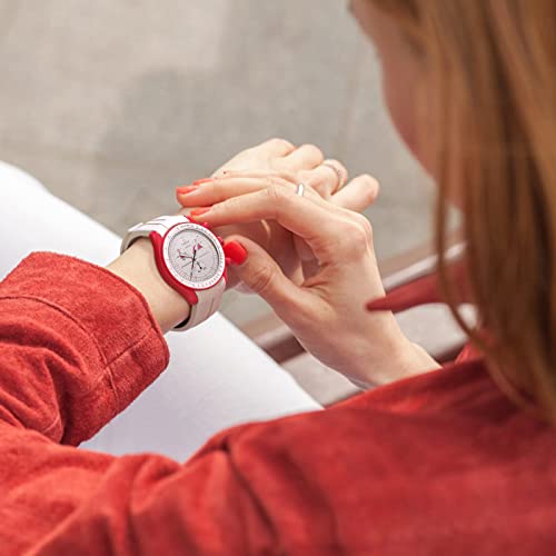 BONACE Strap for Omega x Swatch MoonSwatch Watch 20mm,Soft Rubber Omega X Swatch Moonswatch Speedmaster Replacement Strap,Curved No Gap Moonswatch Swatch strap for Men Women