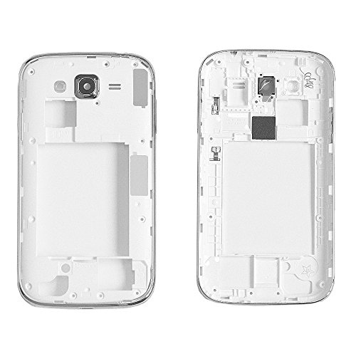 bcshop – Middle Frame Cadre Coque avec châssis pour Samsung Galaxy Grand Neo I9060 Blanc