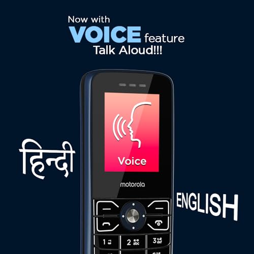 Motorola All-New A50 Dual Sim keypad Phone (with Voice Feature) | 1750 mAh Powerful Battery | 2 Years Replacement Warrenty| Rear Camera (Dark Blue) - Image 6