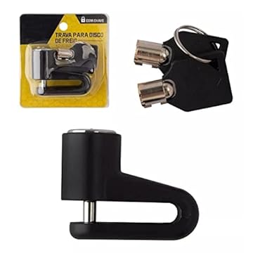 Cadeado Trava Para Disco Freio Moto Antifurto Bike Universal