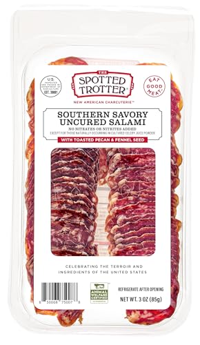 The Spotted Trotter, Salami Southern Savory Sliced, 3 Ounce