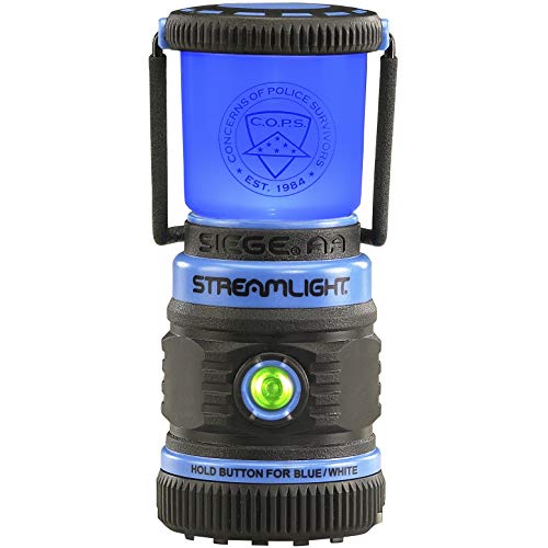 Streamlight 44953 Siege 200-Lumen Ultra-Compact Aa Alkaline Outdoor Hand Lantern/Flashlight, Blue #TOP1