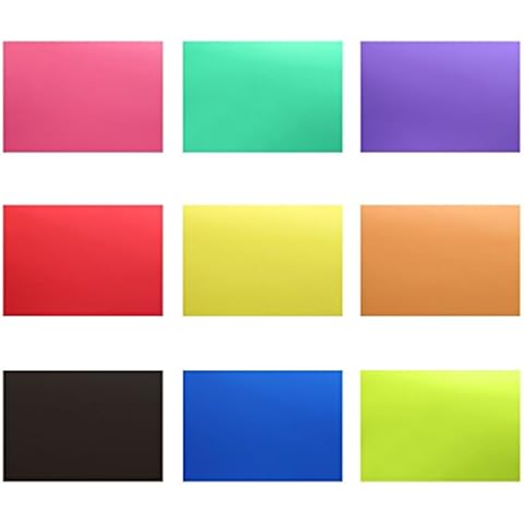 Neewer Filtro de Gel de Luz de Corrección de 18 Hojas en 9 Colores Diferentes Cover