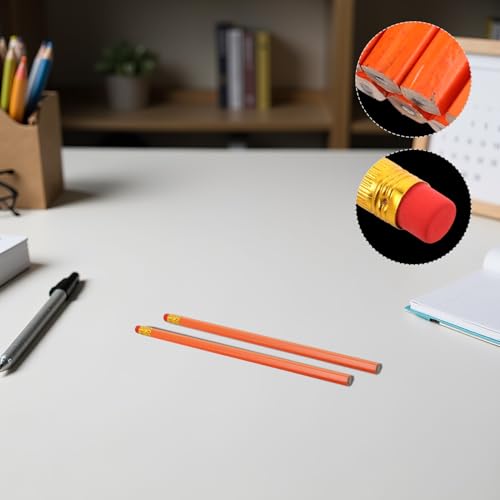 Gatuida 24 lápices HB con borrador para uso escolar miniatura 3