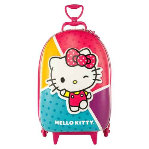 Mochila Infantil 3d Hello Kitty 6 rodas Color Maxtoy