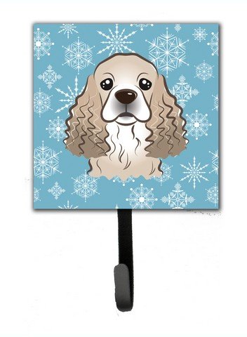 Snowflake Cocker Spaniel Leash & Key Holder