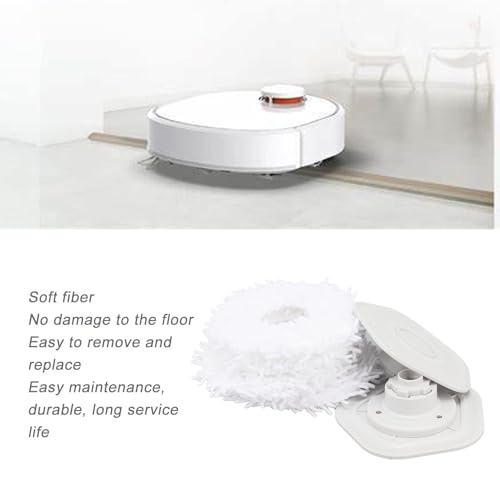 Image of TOPINCN Mop Cloths for Bot W10 W10 Pro Vacuum Cleaner, Replacement Parts Pads Mop Pads Replacement with Holder