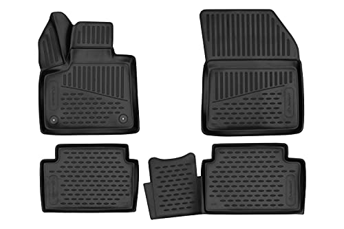 ✅ PERFETTA ADERENZA E SICUREZZA: I tappetini auto Element in TPE sono progettati specificamente per il tuo modello di auto, garantendo una perfetta aderenza al pavimento e nessun ostacolo ai pedali. Il design antiscivolo e il bordo rialzato prevengono movimenti pericolosi, migliorando la sicurezza alla guida.