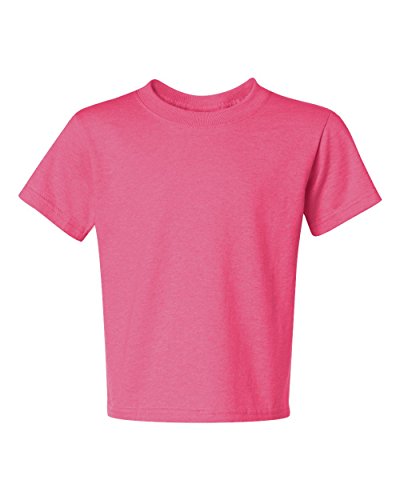 Jerzees Youth Heavyweight BlendT-Shirt - Neon Pink - M