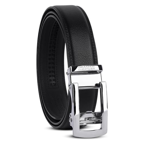 Image of HAMMONDS FLYCATCHER Genuine Leather Belt for Men - Perfect for Formal and Casual Wear - Adjustable Waistband up to 46 Inches - Autolock Belt for Formal and Casual Wear