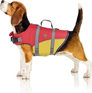 Bella & Balu Kamizelka ratunkowa dla psów - Odblaskowa dla psów lifejacket dla maksymalnego bezpieczeństwa w wodzie i wokół wody podczas kąpieli
