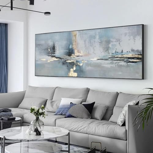 Peinture de grande taille moderne pour habiller un grand mur vide de salon