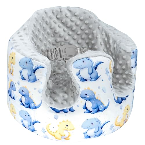 Image of Baby Seat Cover,Compatible with Bumbo Seat for Baby Boy & Girl,Cover for Protecting The Bumbo Seat,Soft Breathable Material-Dinosaur