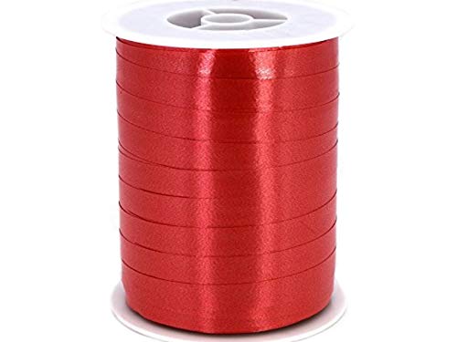 Geschenkband Ringelband 10mm 250m verschiedene Farben Kräuselband Geschenk Geschenkverpackung Basteln, Schenken, Dekorieren (rot) Cover