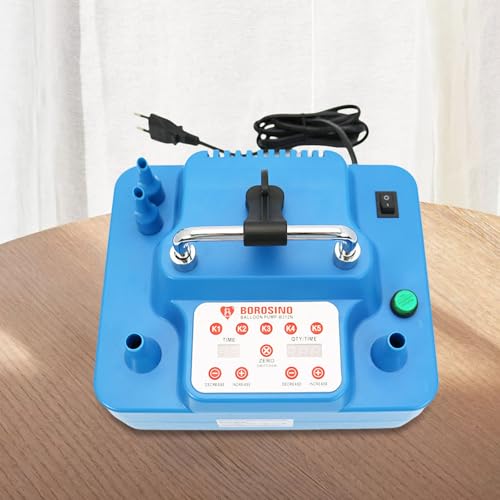 Electric Balloon Pump Dual Nozzle Air Inflator Pump - Timing Quantitative with Memory Function & Foot Switch